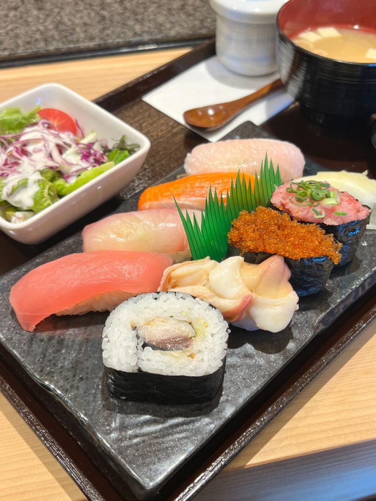 平日の寿司ランチ